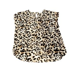 Cheetah Print Blouse